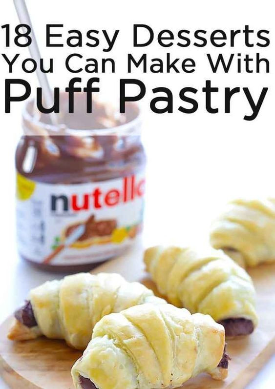 Easy Puff Pastry Desserts
 18 Easy And Inexpensive Desserts You Can Make With Puff