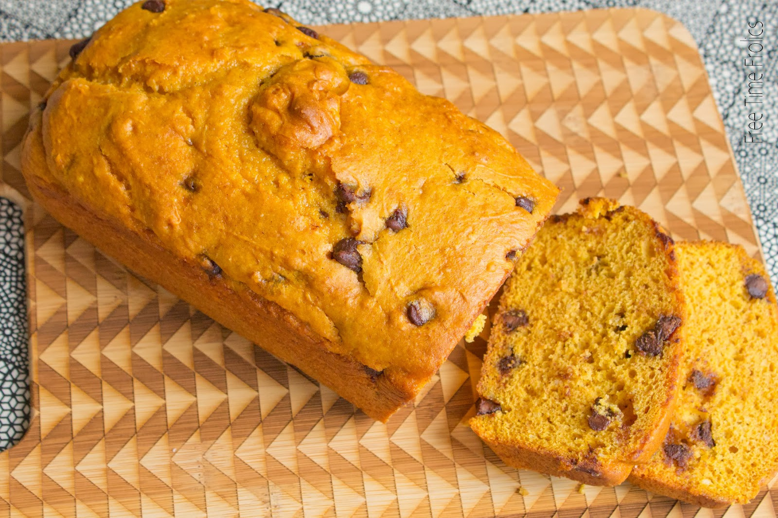 Easy Pumpkin Bread Recipe
 1 Cup Chocolate Chips