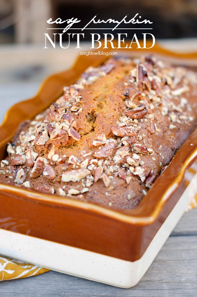 Easy Pumpkin Bread Recipe
 Easy Pumpkin Nut Bread