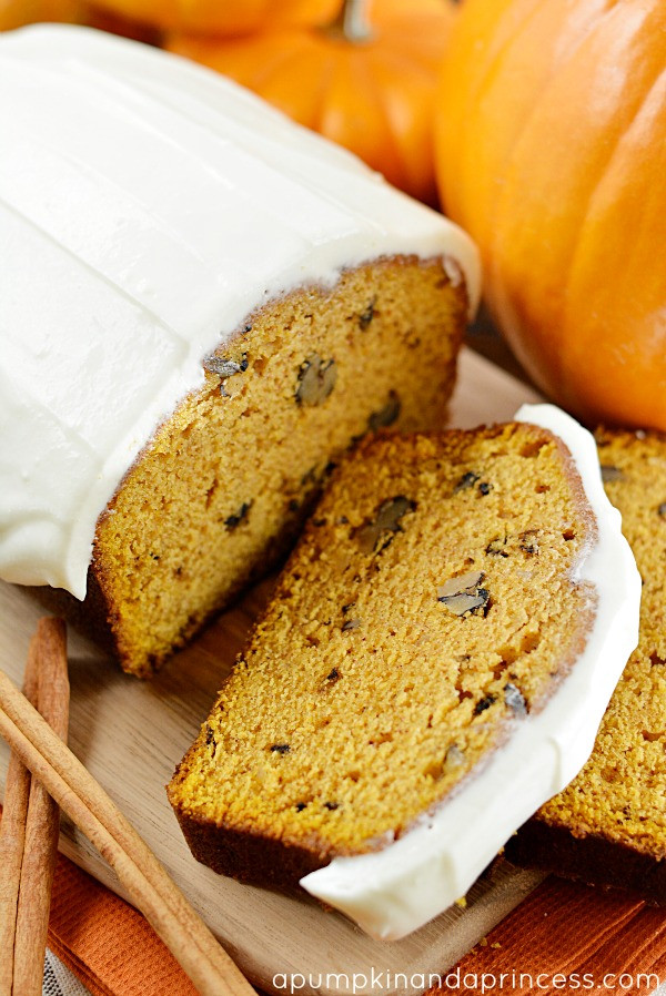 Easy Pumpkin Bread Recipe
 Cream Cheese Pumpkin Bread A Pumpkin And A Princess