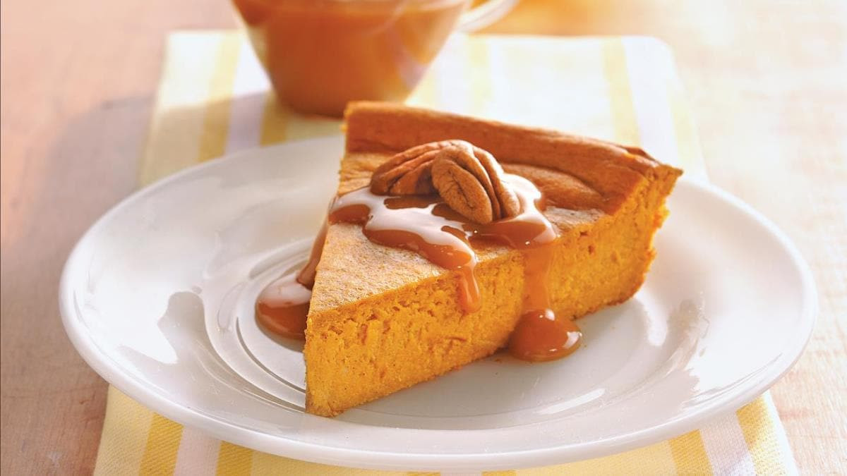 Easy Pumpkin Cheesecake Recipe
 Impossibly Easy Pumpkin Cheesecake Recipe