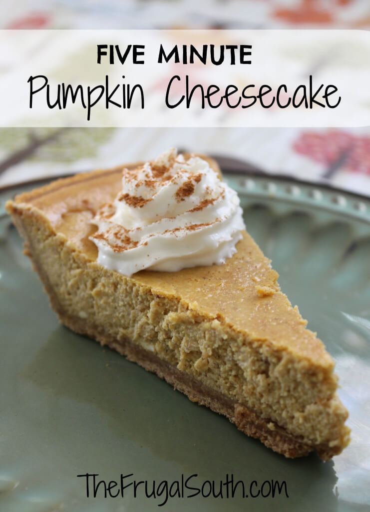 Easy Pumpkin Cheesecake Recipe
 Easy Pumpkin Cheesecake Recipe The Frugal South