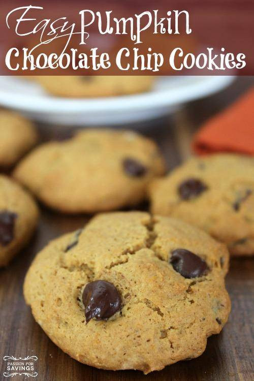 Easy Pumpkin Chocolate Chip Cookies
 Easy Pumpkin Chocolate Chip Cookies Recipe