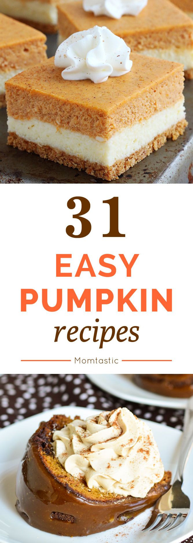 Easy Pumpkin Desserts
 1000 images about Dessert Recipes on Pinterest