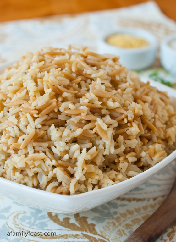 Easy Rice Pilaf
 Rice Pilaf A Family Feast