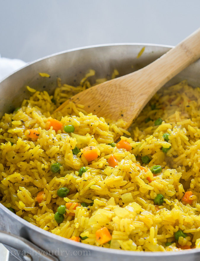 Easy Rice Pilaf
 Easy Ve able Rice Pilaf I Wash You Dry