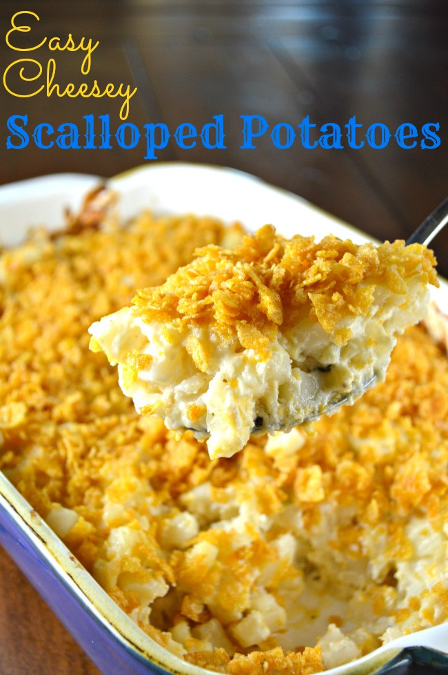 Easy Scalloped Potatoes
 Easy Cheesy Scalloped Potatoes Gonna Want Seconds