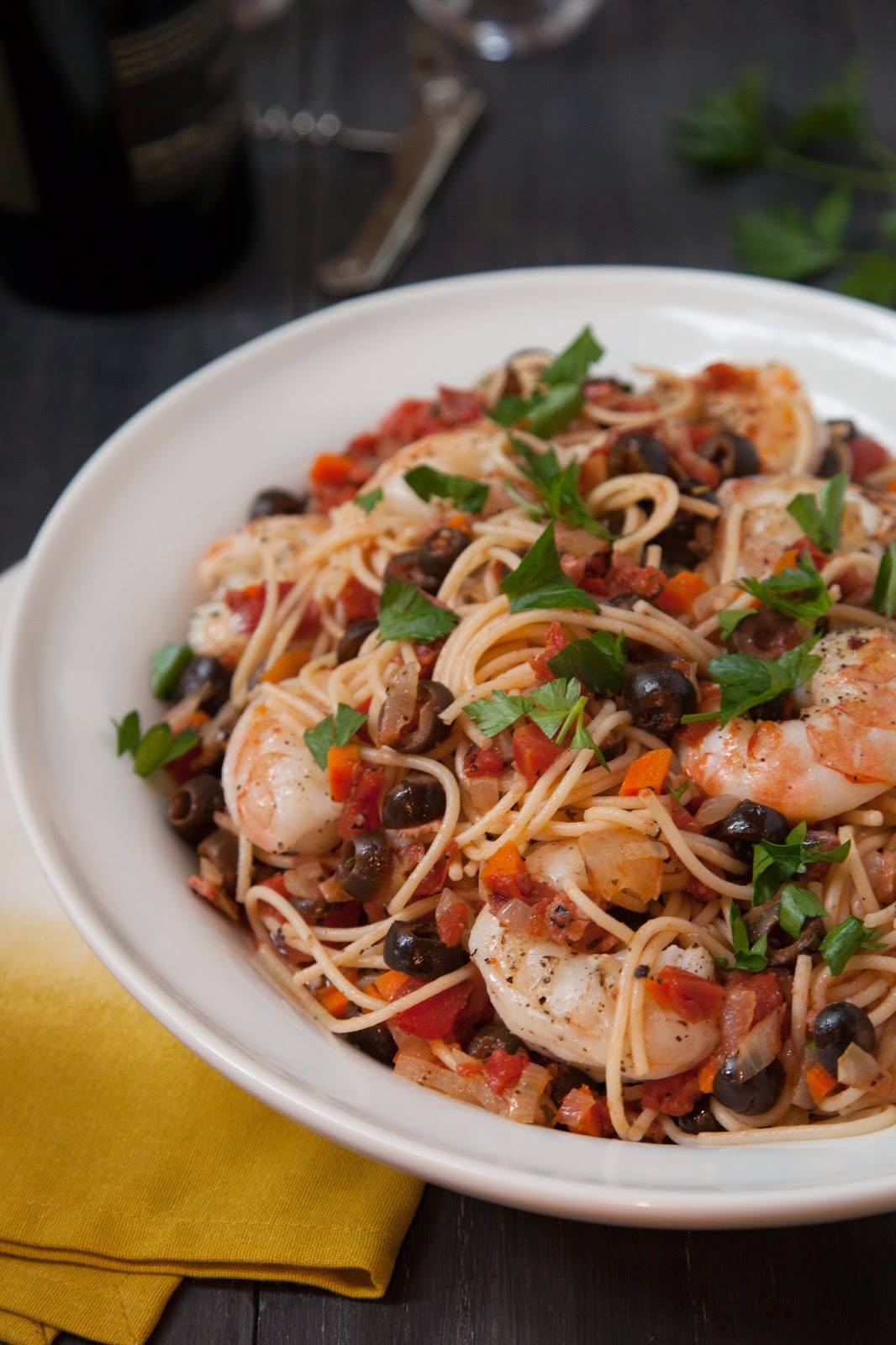 Easy Shrimp Pasta
 savory nest Easy Shrimp Pasta