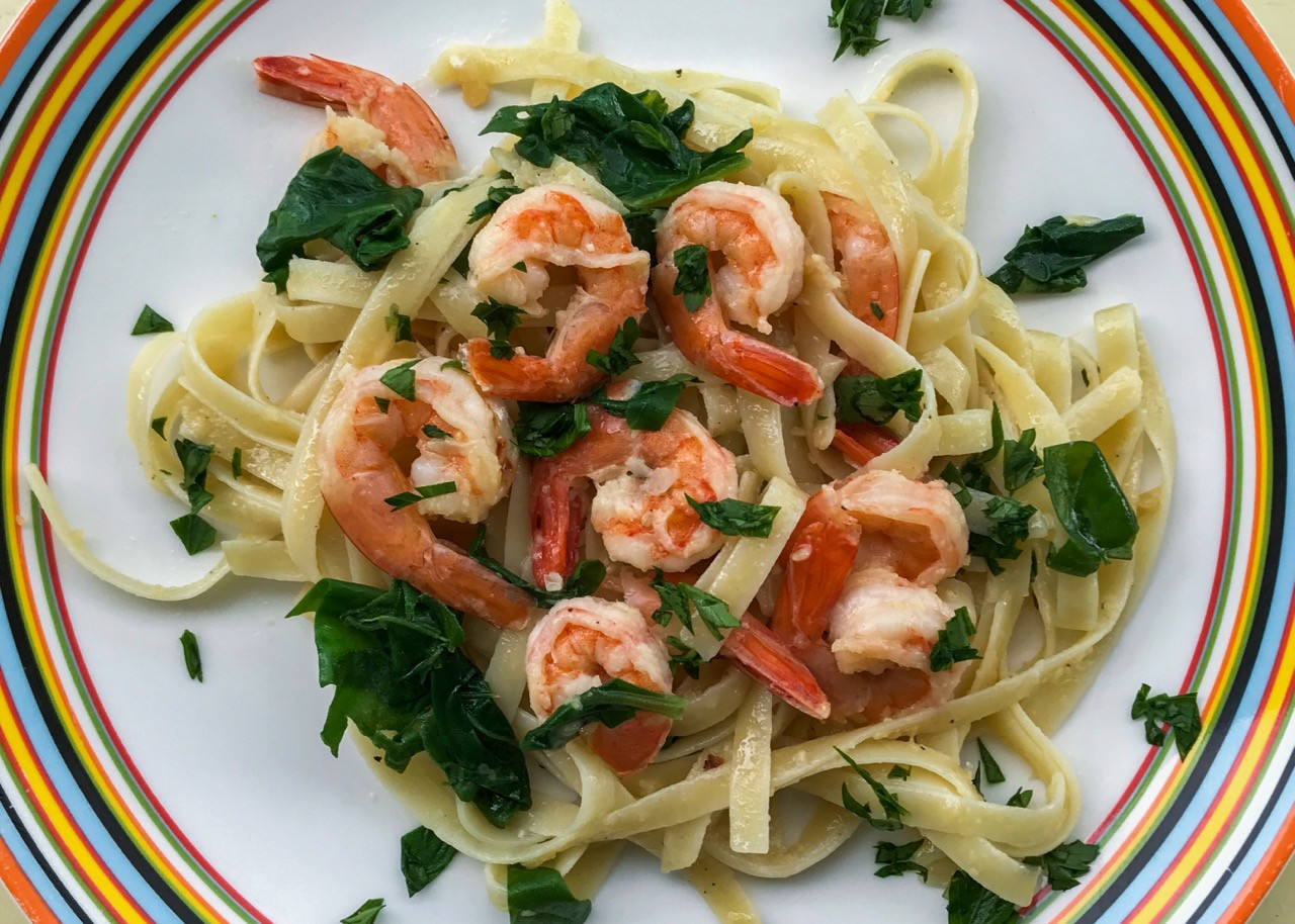 Easy Shrimp Pasta
 This Quick and Easy Shrimp Pasta Dinner is on the Table in