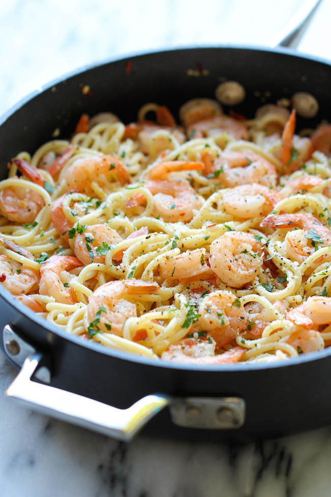 Easy Shrimp Pasta
 Easy Pasta Recipes That Can Be Made In 30 Minutes Less
