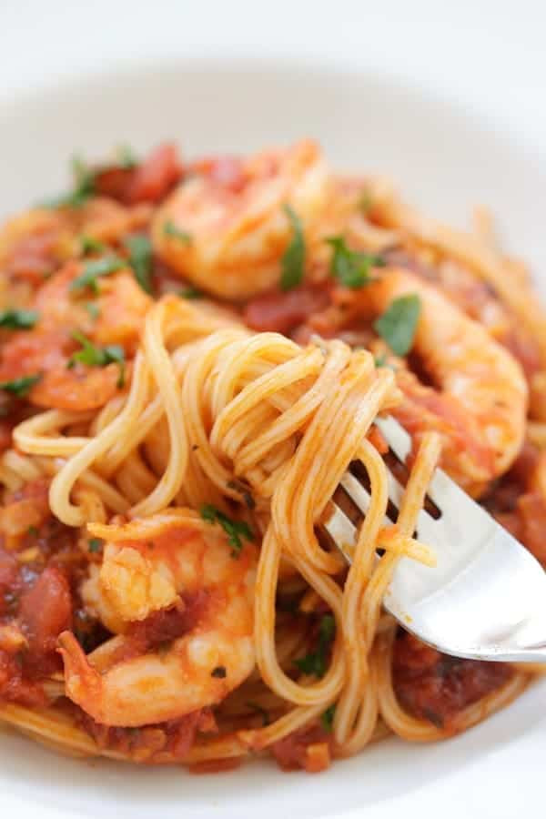 Easy Shrimp Pasta
 Shrimp Spaghetti