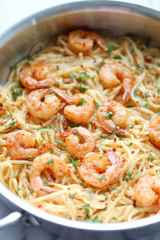 Easy Shrimp Pasta
 quick and easy bang bang shrimp pasta