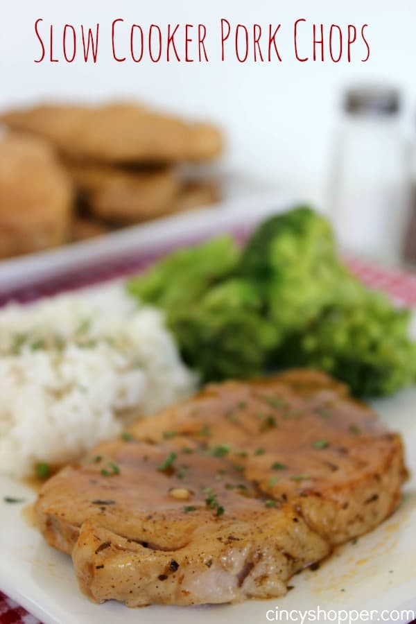 Easy Slow Cooker Pork Chops
 Slow Cooker Pork Chops Recipe CincyShopper