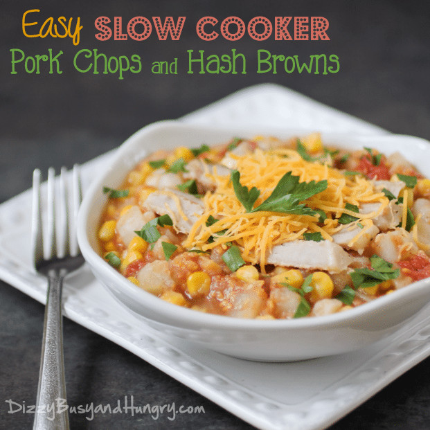 Easy Slow Cooker Pork Chops
 Easy Slow Cooker Pork Chops and Hash Browns