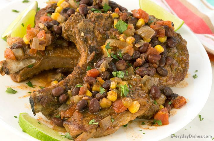 Easy Slow Cooker Pork Chops
 Easy Slow Cooker Southwest Pork Chops Recipe for Dinner