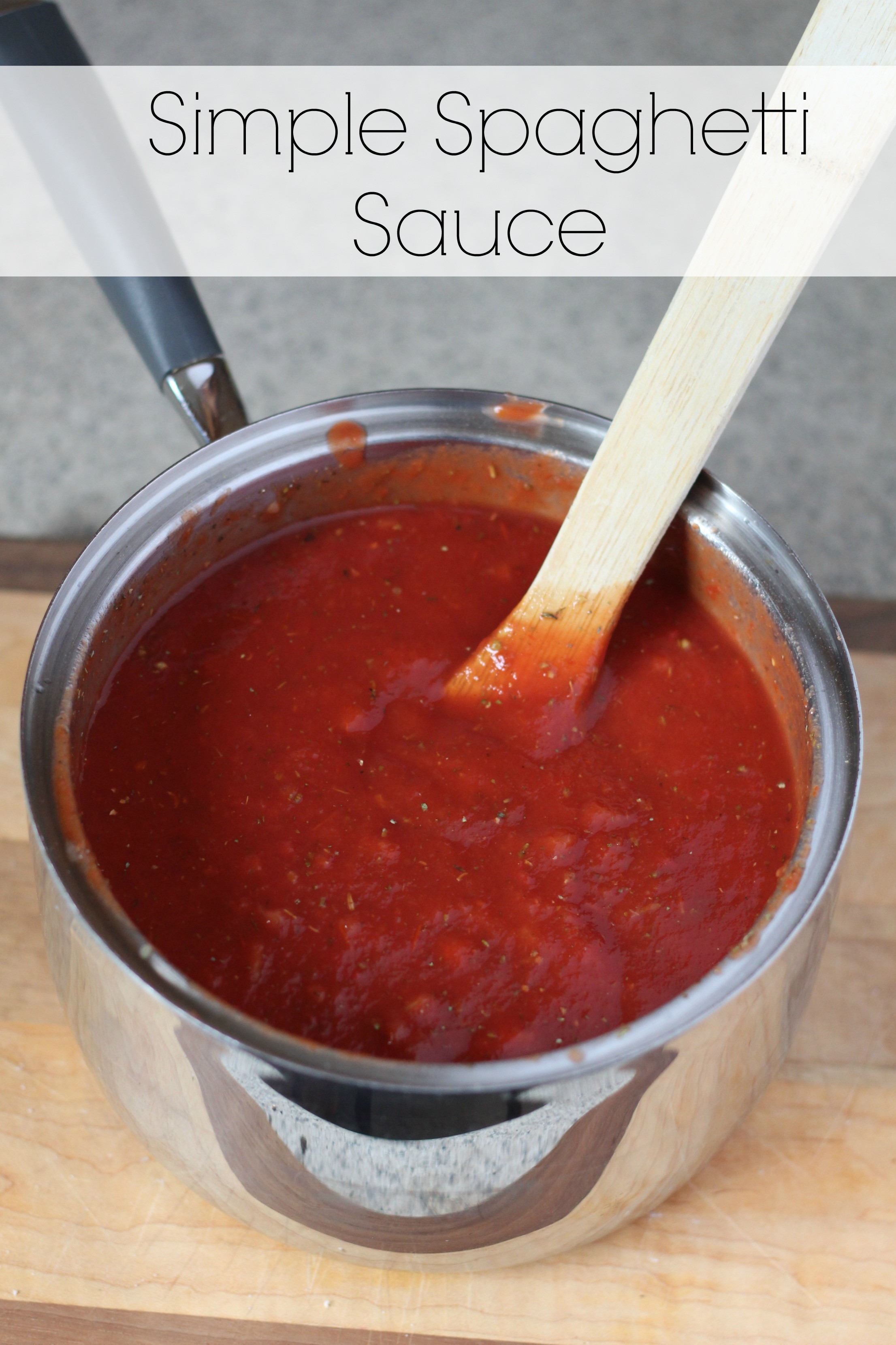 Easy Spaghetti Sauce Recipe
 Simple Spaghetti Sauce Living a Sunshine Life