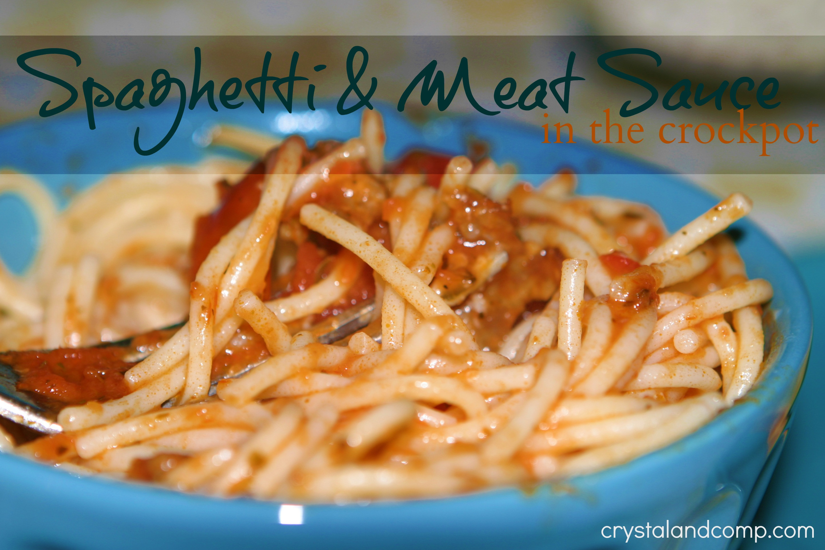 Easy Spaghetti Sauce Recipe
 Easy Recipes Spaghetti and Meat Sauce in the Crockpot