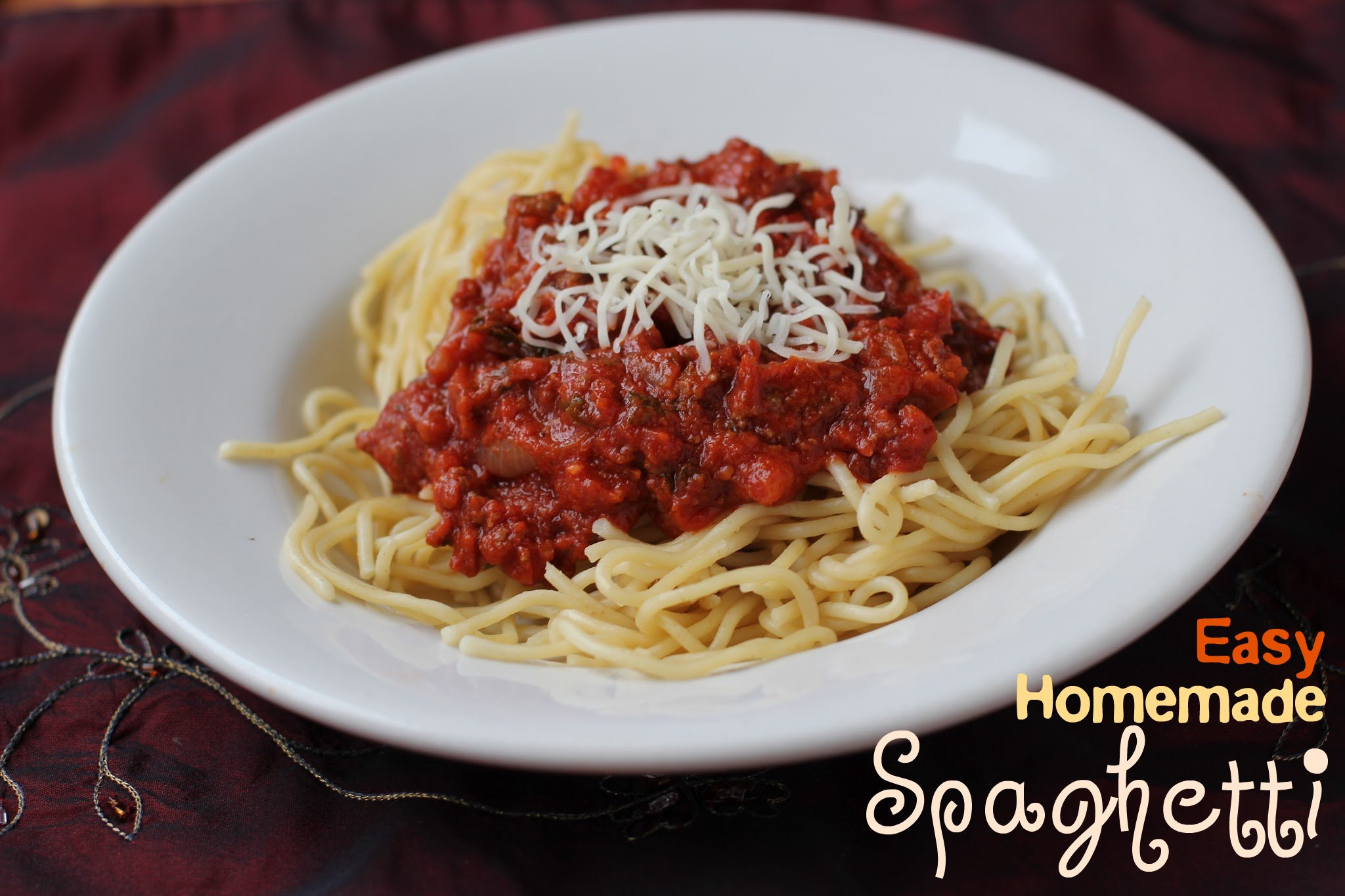 Easy Spaghetti Sauce Recipe
 Easy Homemade Spaghetti Sauce Great for the Freezer