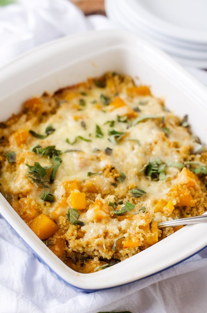 Easy Squash Casserole
 Butternut Squash Quinoa Casserole Wendy Polisi