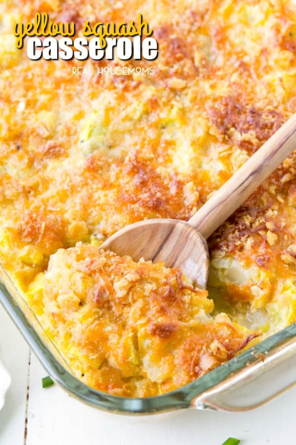 Easy Squash Casserole
 Yellow Squash Casserole ⋆ Real Housemoms