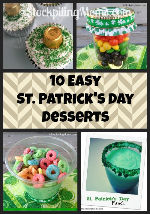 Easy St Patrick'S Day Desserts
 10 Easy St Patrick’s Day Desserts