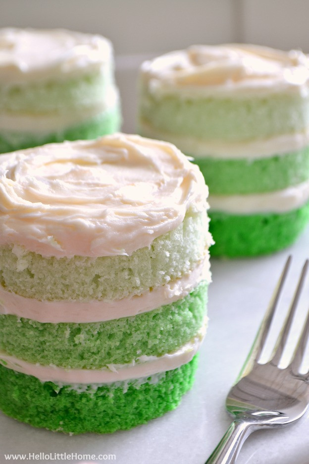 Easy St Patrick'S Day Desserts
 St Patrick s Day Mini Ombre Cakes