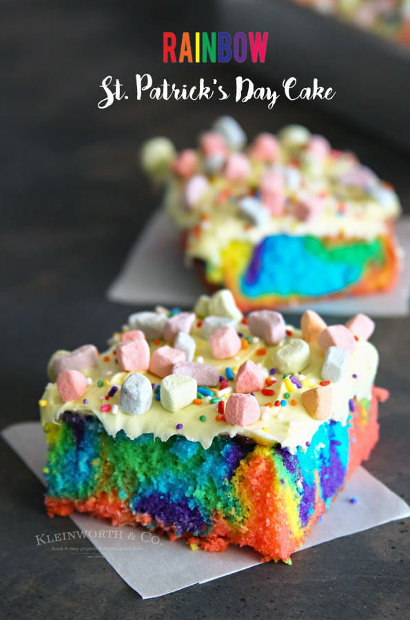 Easy St Patrick'S Day Desserts
 25 Super Easy Recipes for Whipping up Rainbow Cakes and