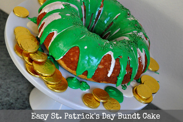 Easy St Patrick'S Day Desserts
 Easy St Patrick’s Day Bundt Cake Recipe – Our Ordinary Life