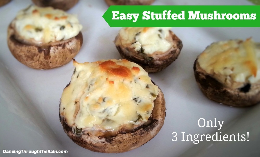 Easy Stuffed Mushroom Recipe
 Easy Stuffed Mushrooms ly Three Ingre nts