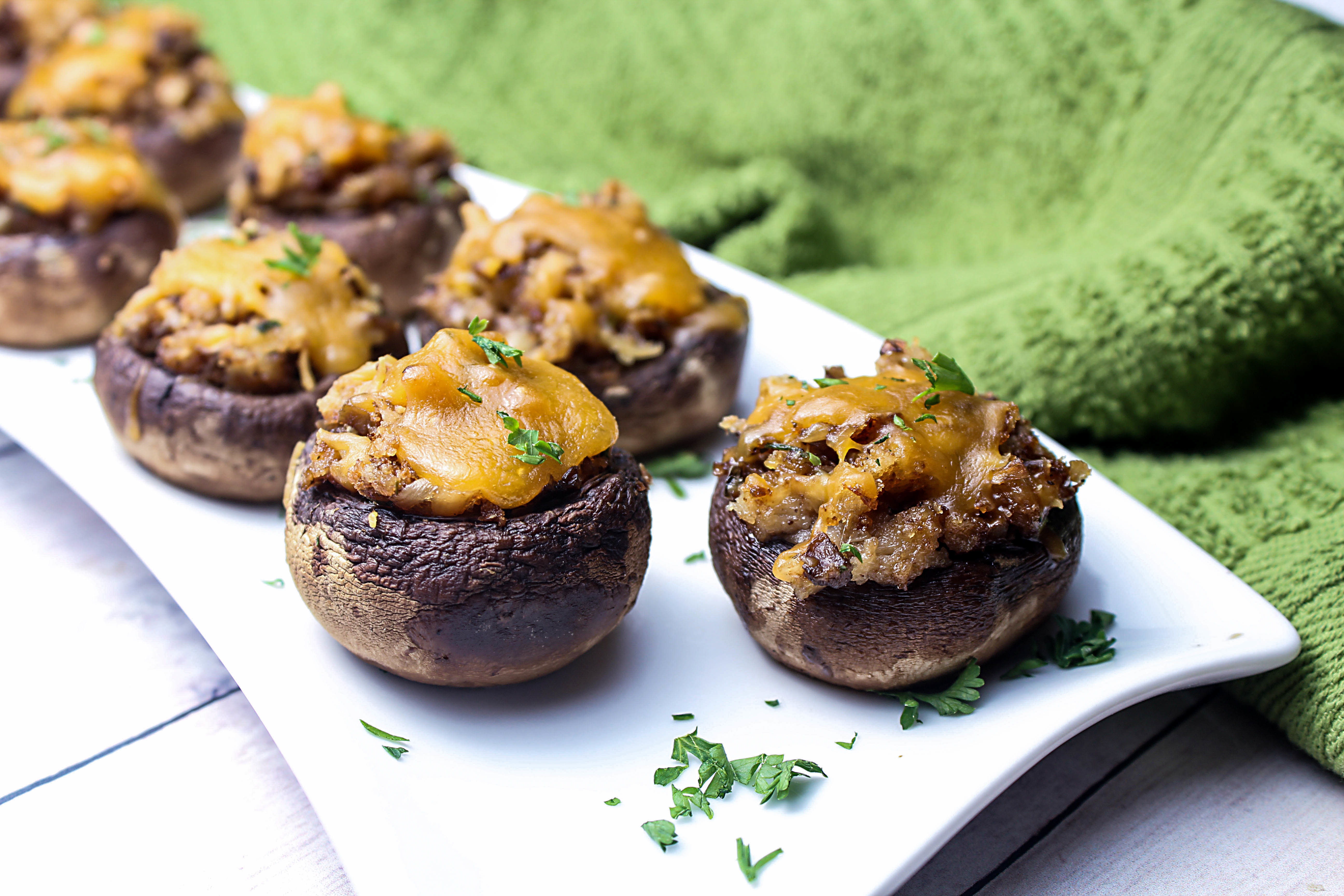 Easy Stuffed Mushroom Recipe
 EASY Stuffed Mushrooms with Parmesan Breadcrumbs Recipe