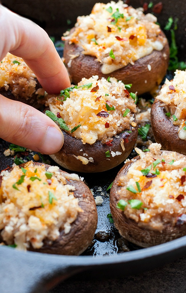 Easy Stuffed Mushroom Recipe
 Crab Stuffed Mushrooms