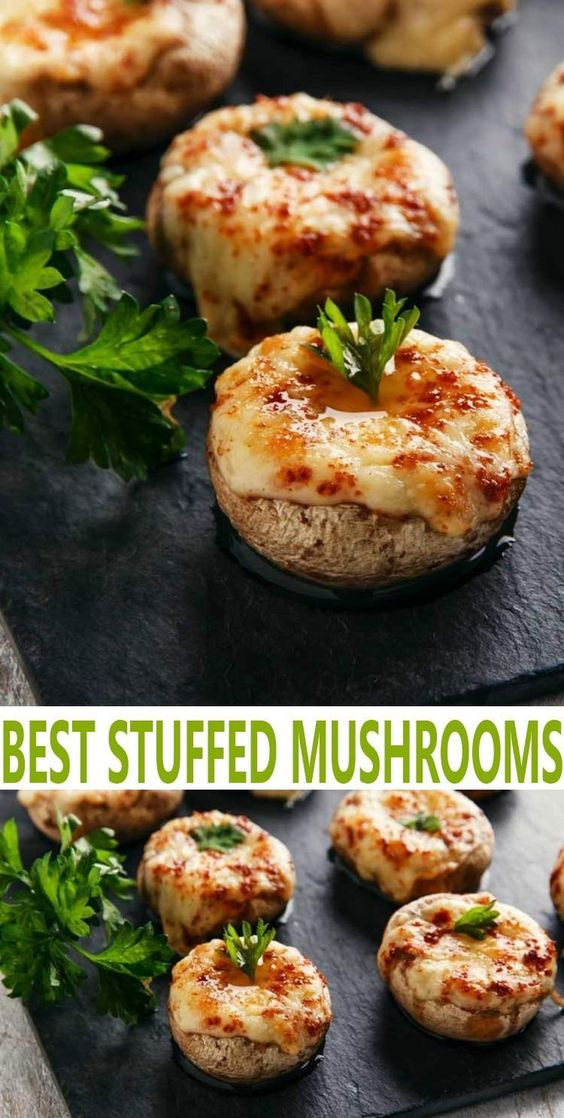 Easy Stuffed Mushroom Recipe
 Stuffed Mushrooms Easy Recipe Pinterest