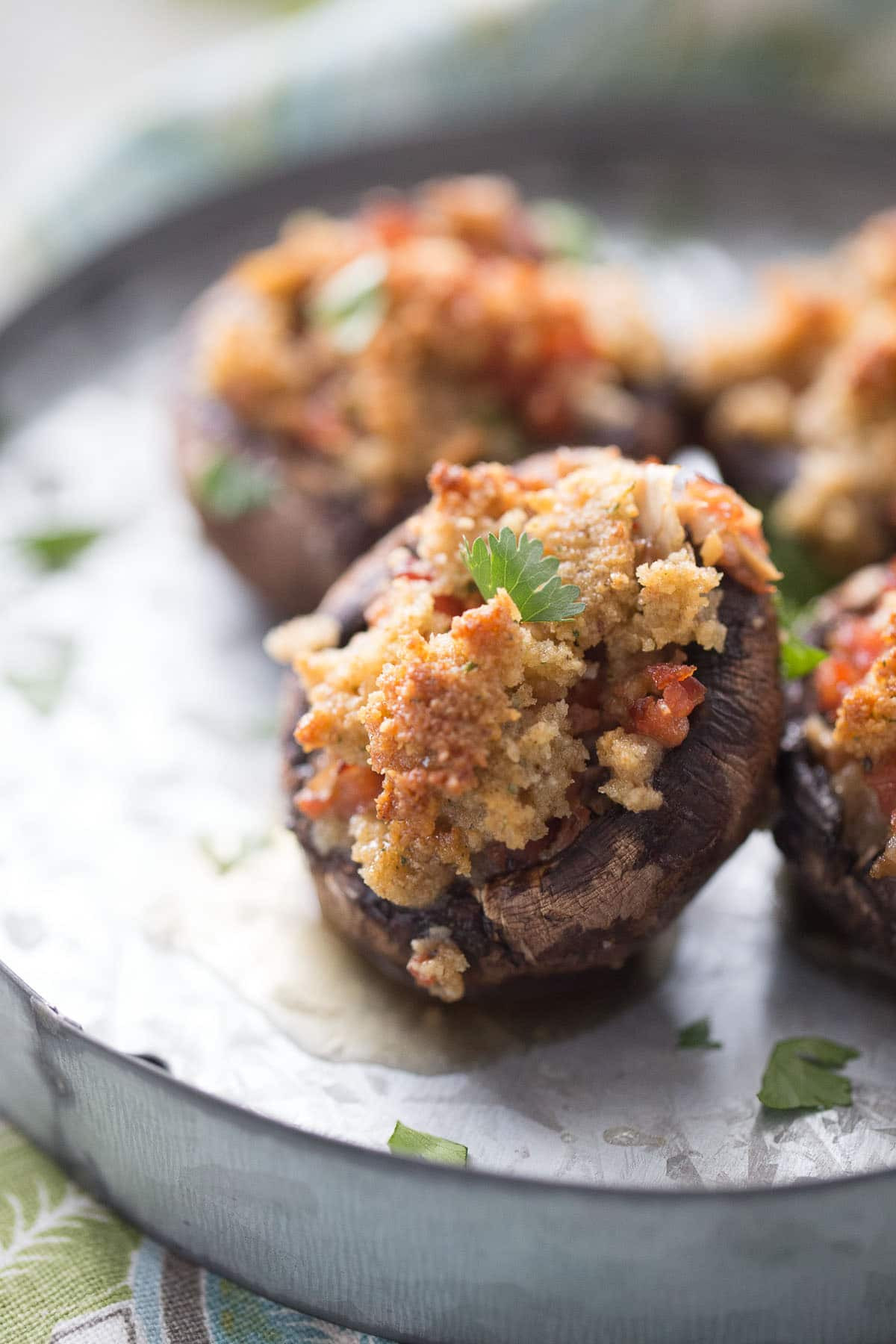 Easy Stuffed Mushroom Recipe
 Easy Stuffed Mushrooms with Andouille LemonsforLulu