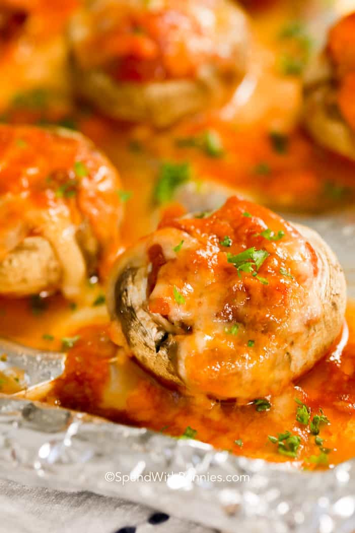 Easy Stuffed Mushrooms
 Easy Stuffed Mushrooms Spend With Pennies