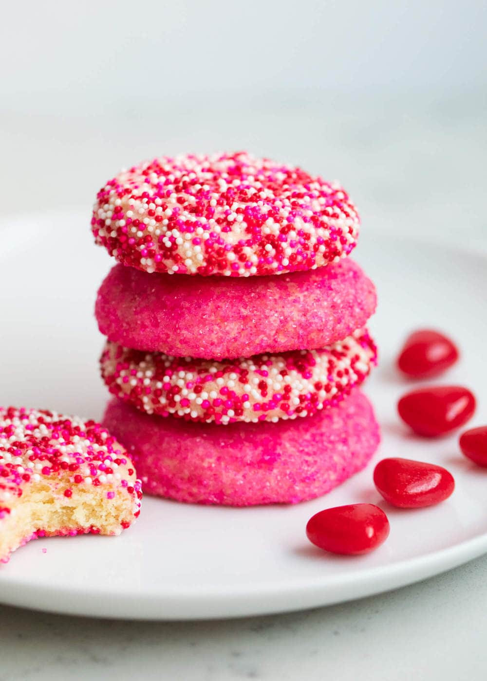 Easy Sugar Cookies
 Easy sugar cookies for Valentines Day I Heart Nap Time