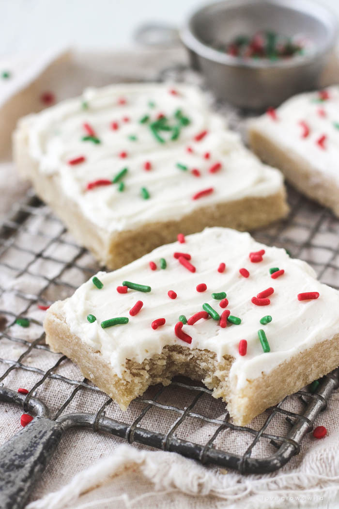 Easy Sugar Cookies
 Frosted Sugar Cookie Bars Love Grows Wild