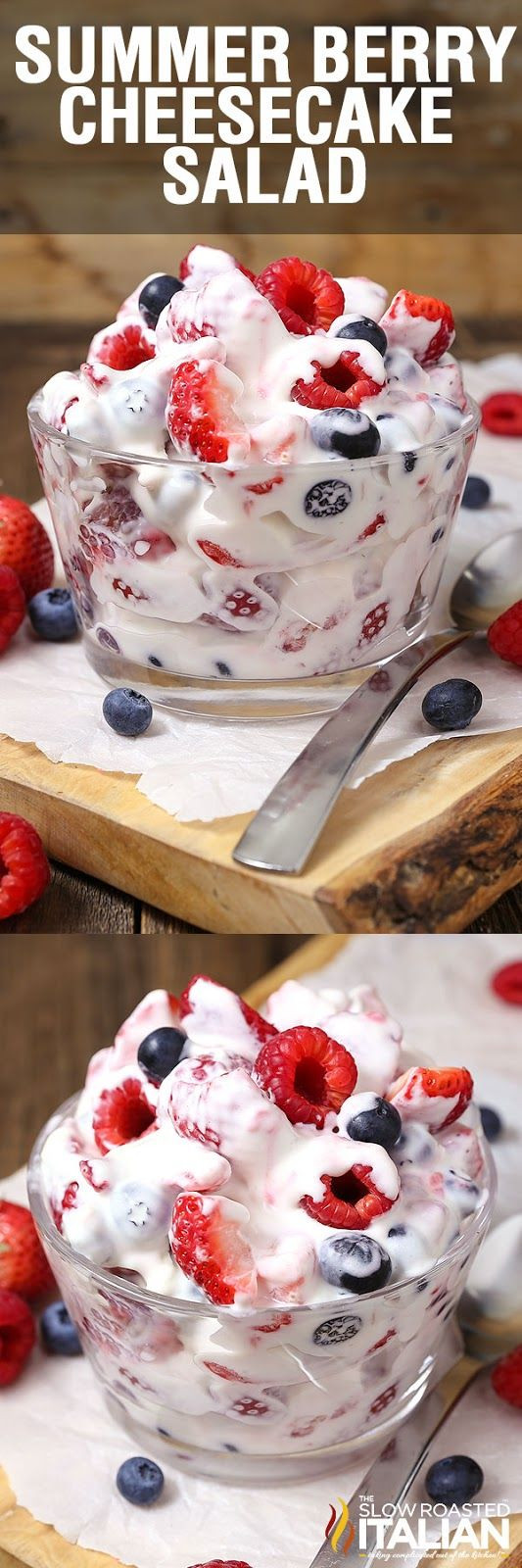 Easy Summer Desserts With Few Ingredients
 Summer Berry Cheesecake Salad With Video