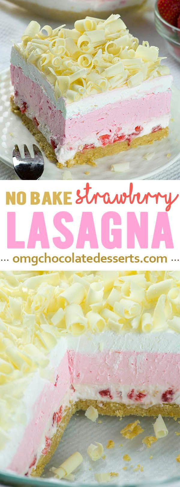 Easy Summer Desserts With Few Ingredients
 No Bake Strawberry Jello Lasagna is quick and easy dessert