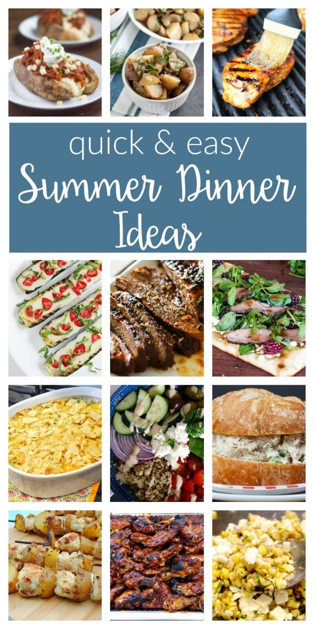 Easy Summer Dinner Recipes For Family
 Easy Summer Dinner Ideas Merry Monday 156 two purple