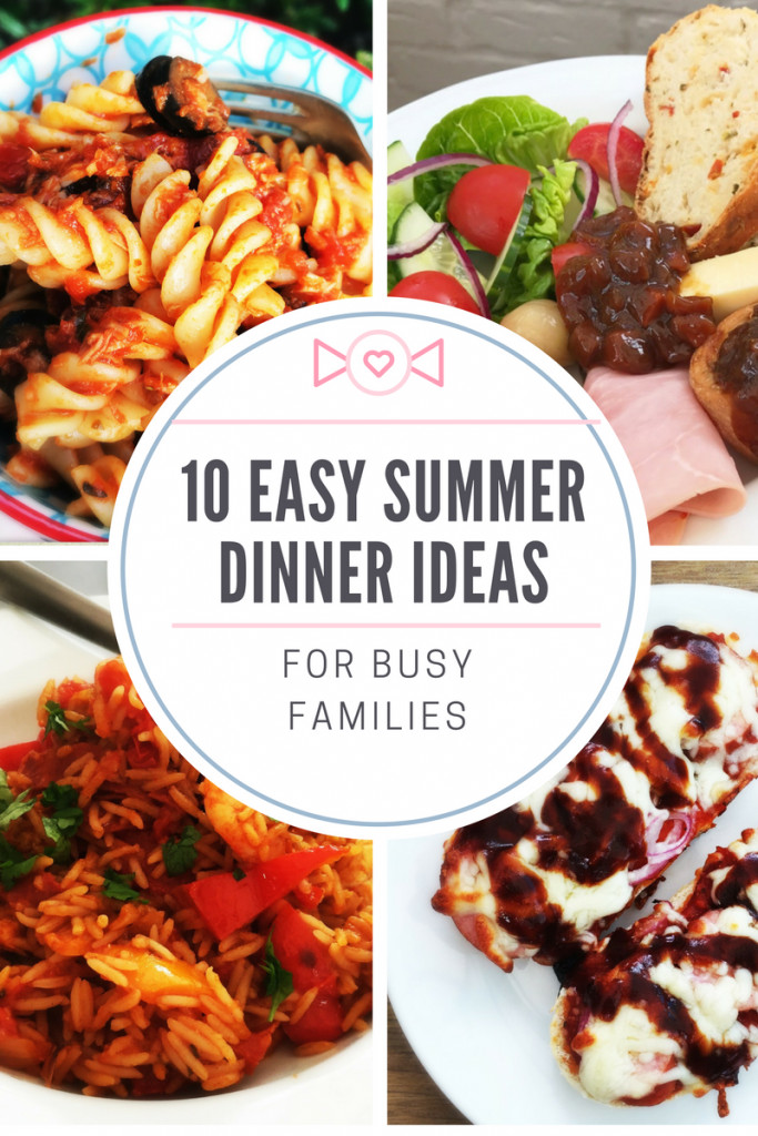 Easy Summer Dinner Recipes For Family
 Ten easy summer dinner ideas for busy families