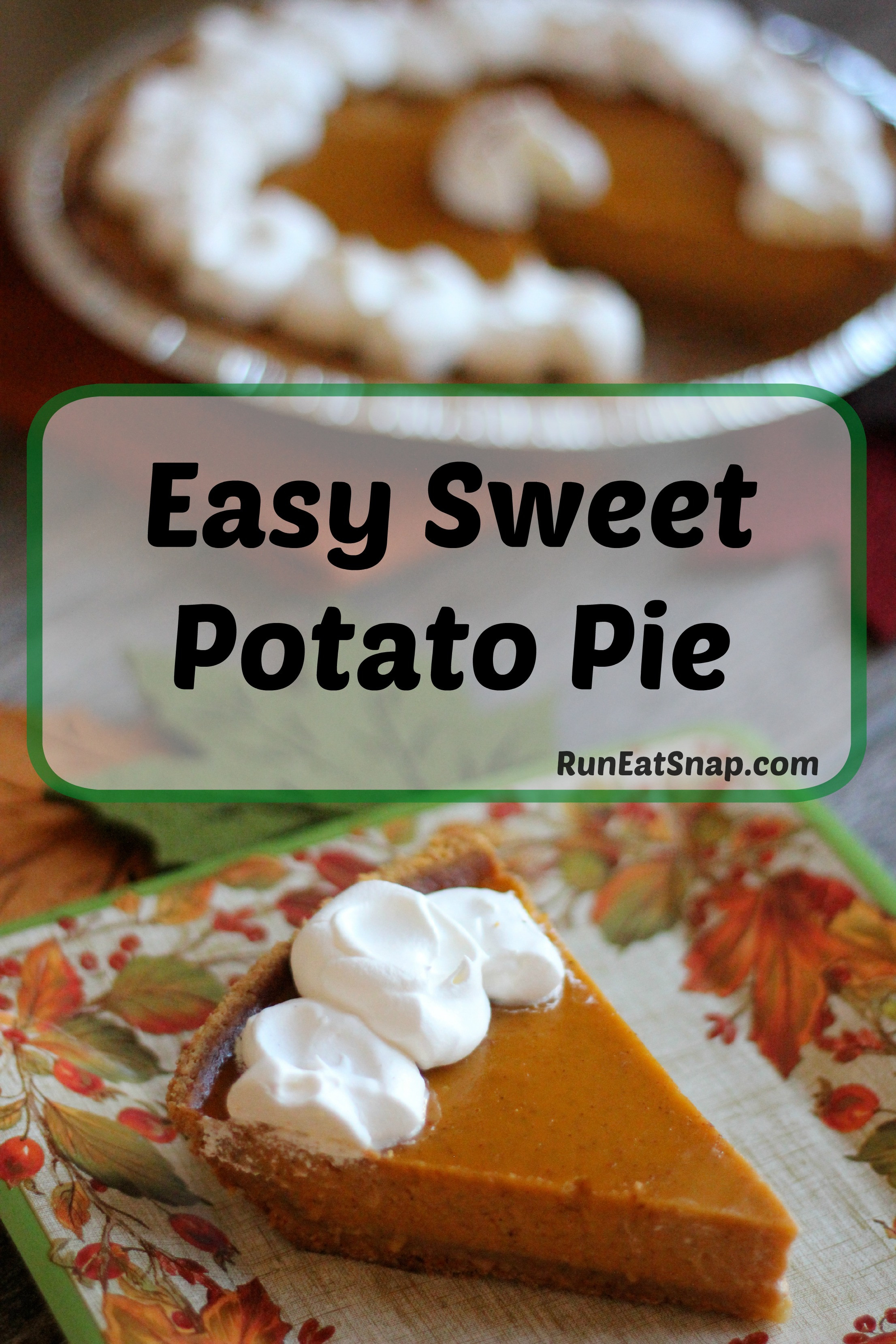 Easy Sweet Potato Pie
 Easy Sweet Potato Pie Recipe RunEatSnap