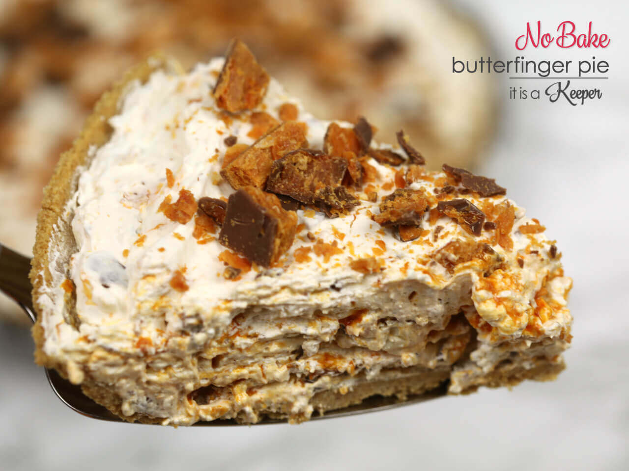 Easy To Make Desserts
 No Bake Butterfinger Pie