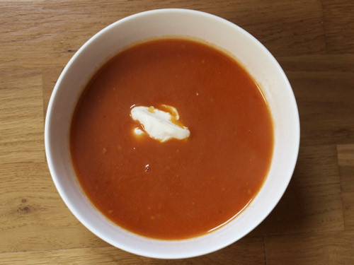 Easy Tomato Soup
 Farmersgirl Kitchen Double Bubble Easy Tomato Soup