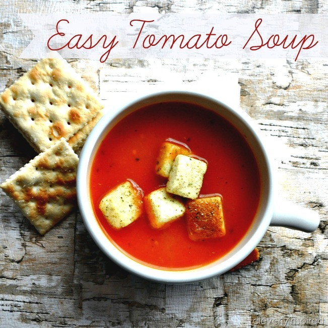 Easy Tomato Soup
 simple tomato soup