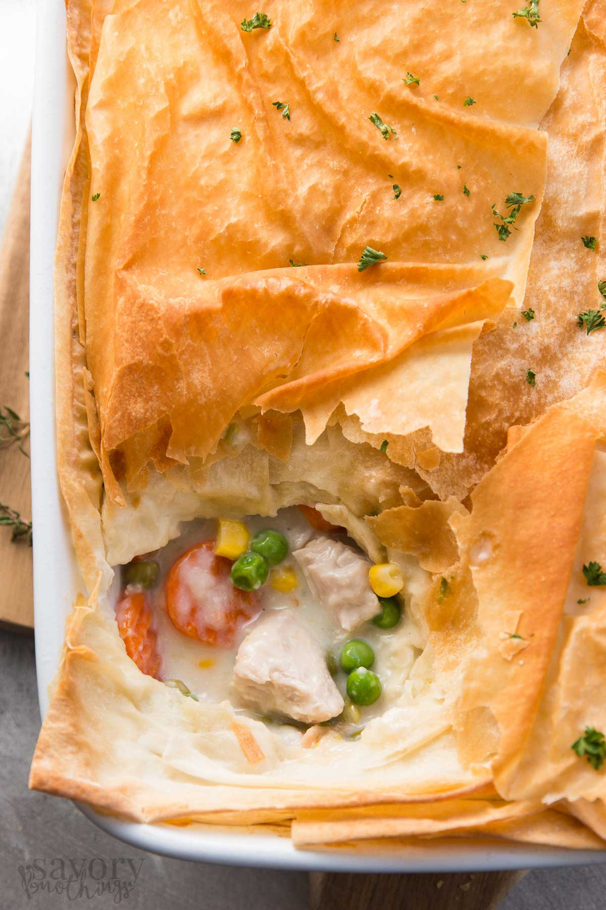 Easy Turkey Pot Pie
 Healthy Easy Turkey Pot Pie