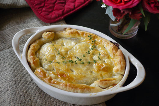 Easy Turkey Pot Pie
 Easy Leftover Turkey or Roast Chicken Pot Pie