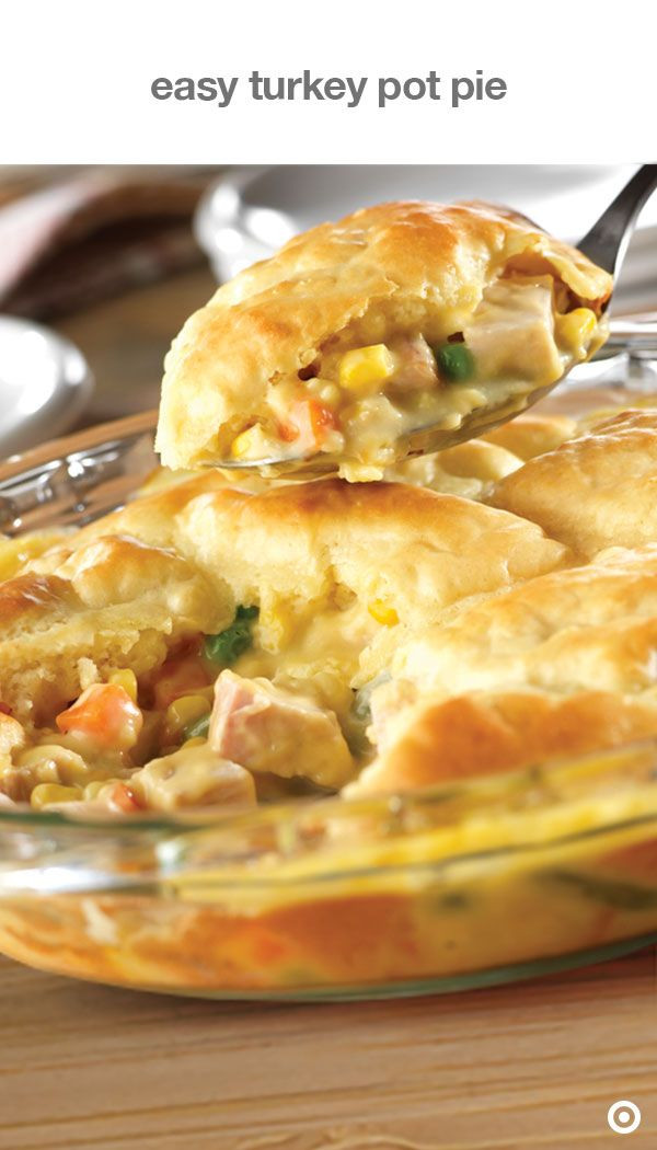 Easy Turkey Pot Pie
 Your leftovers have achieved liftoff with this easy turkey