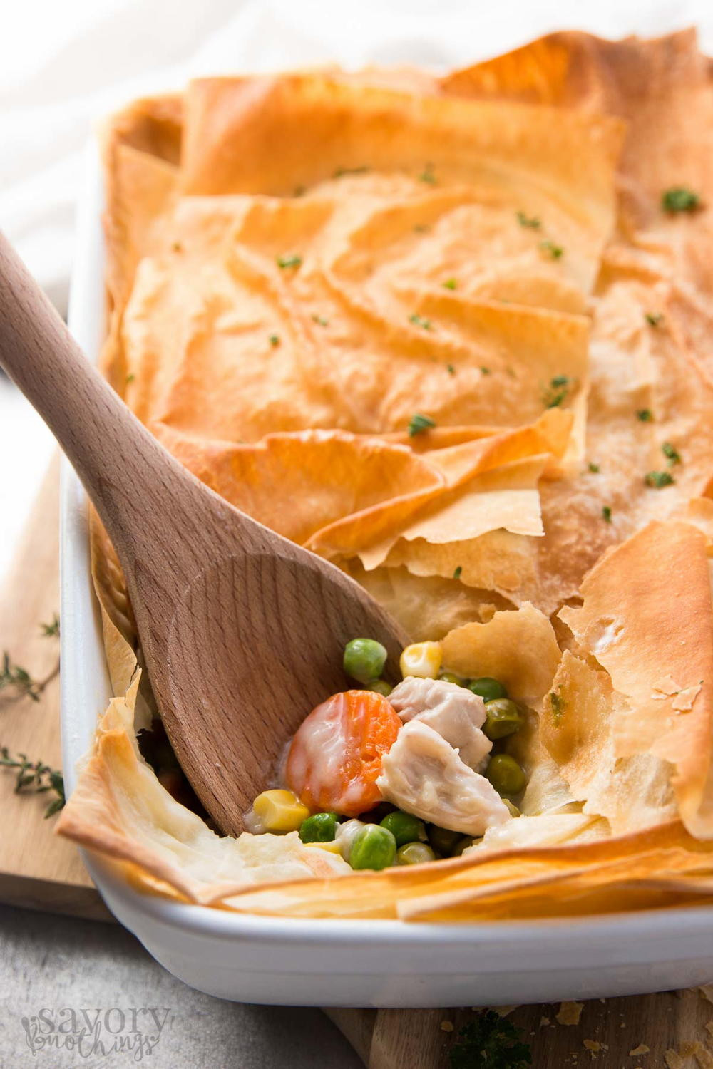 Easy Turkey Pot Pie
 Healthy Easy Turkey Pot Pie