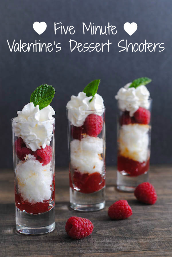 Easy Valentine Desserts
 Five Minute Valentine s Day Dessert Shooters Foxes Love