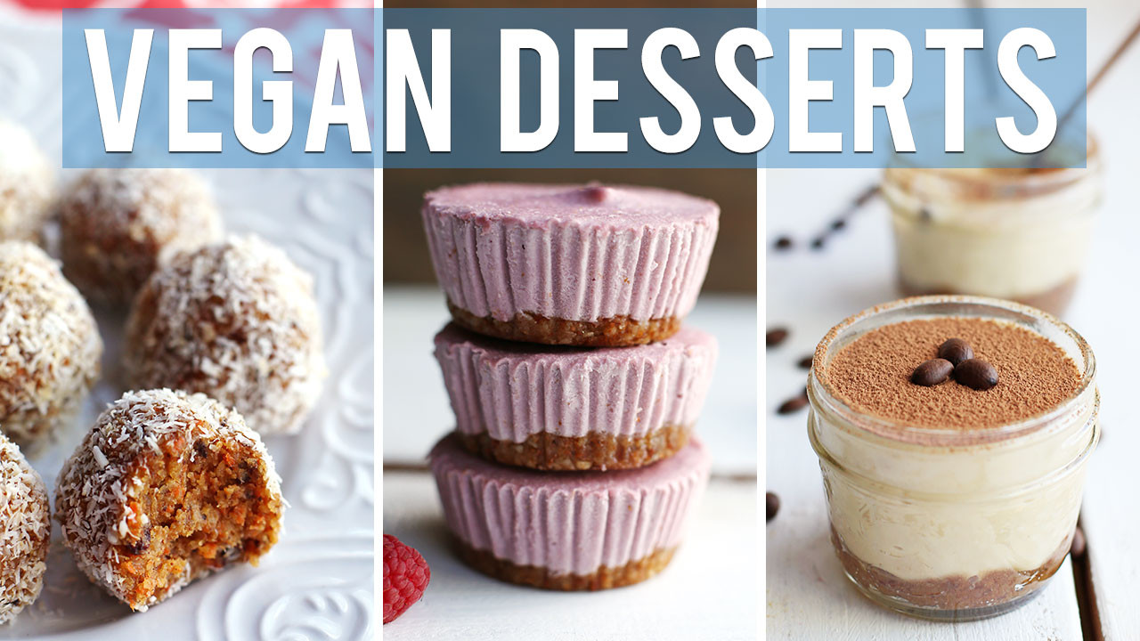 Easy Vegan Desserts
 3 Easy Vegan Desserts Cheesecake Carrot Cake & Tiramisu